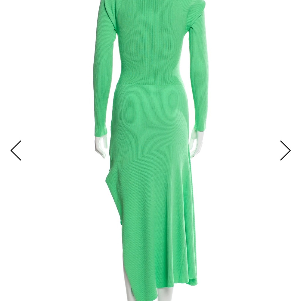 A.L.C. Vibrant Green Long Sleeve Dress